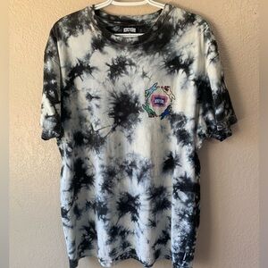 ICECREAM Tie Dye Circle S/S Wolf Print Streetwear Graphic Tee Size XL